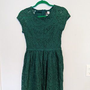 Green Lace Dress
